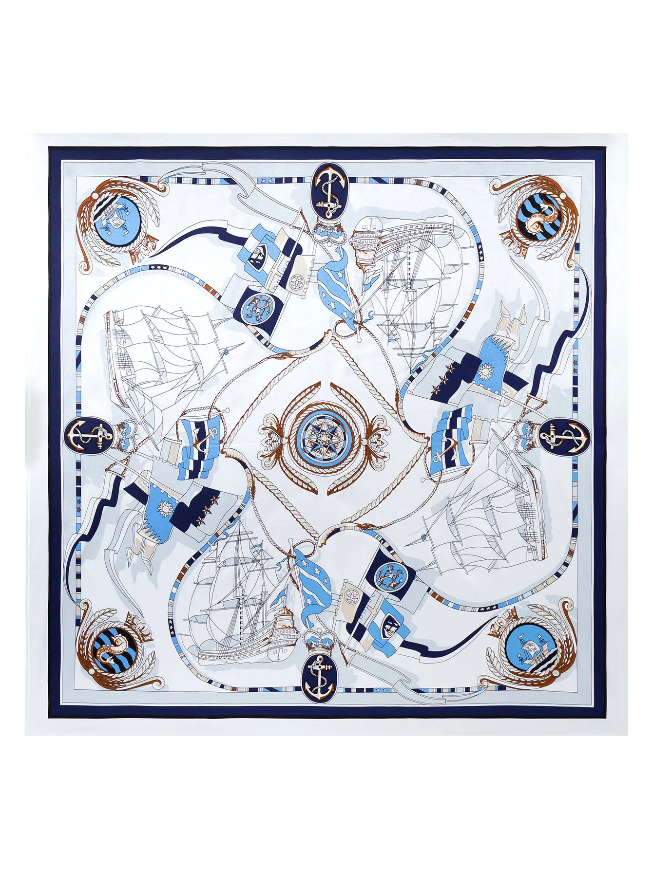 100% Mulberry Silk Printed Square Shawl Scarf 88*88cm