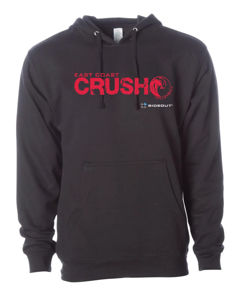 East Coast Crush Unisex Black Hooded Sweatshirt
