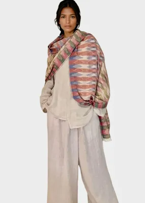 IKAT WRAP  RED GREEN BLUE