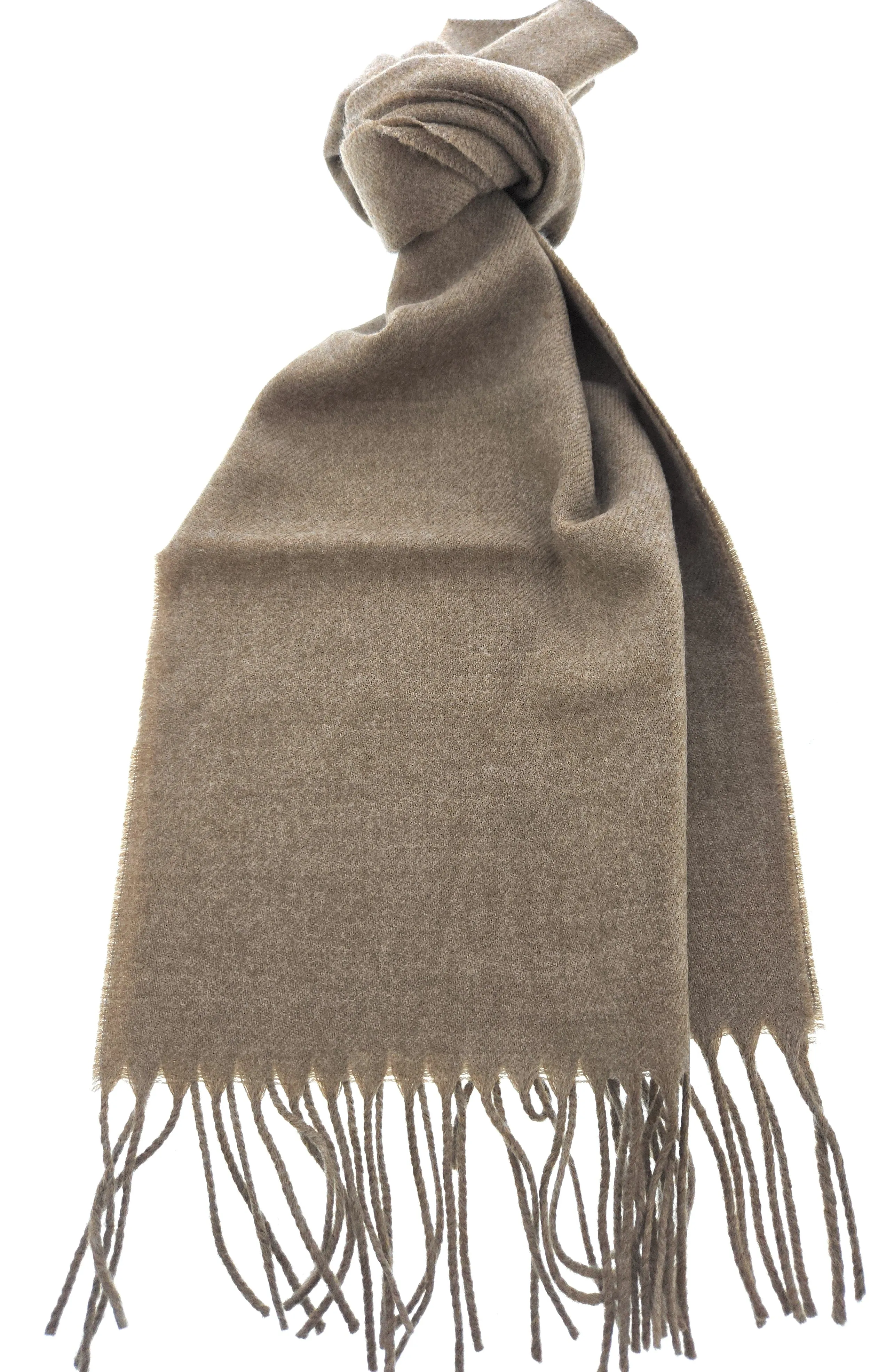 Lanvin Tan Luxurious Modern Pure Wool Scarf