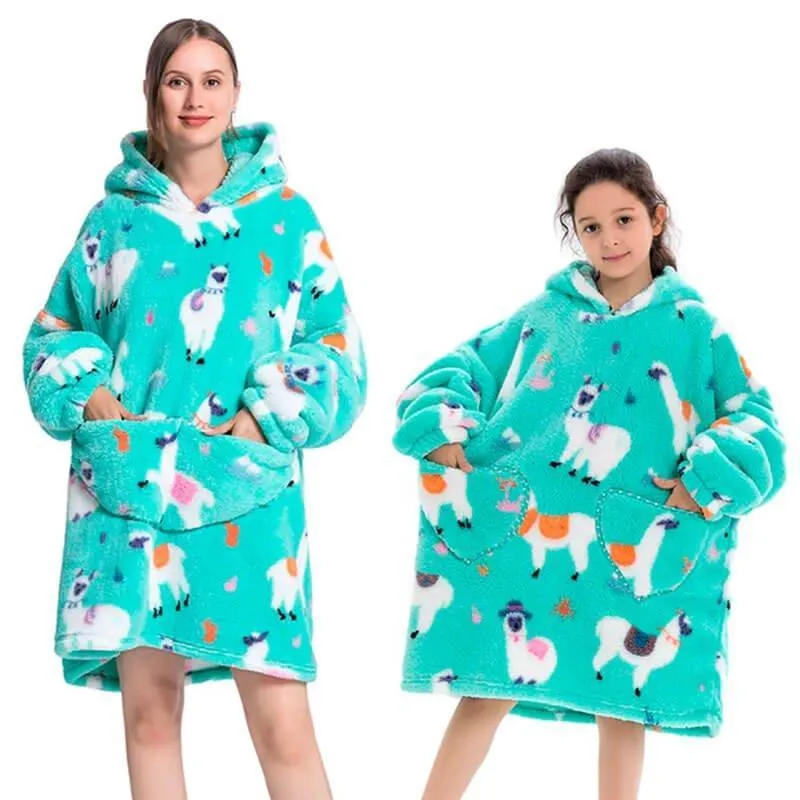 Shoodie™ Alpaca | Heb het nooit meer koud met deze warme fleece hoodie deken!