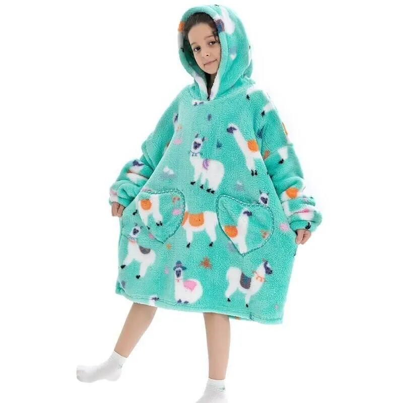 Shoodie™ Alpaca | Heb het nooit meer koud met deze warme fleece hoodie deken!