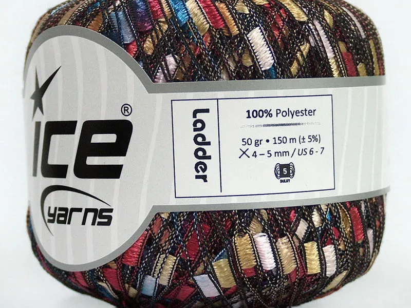 Trellis Ladder Yarn - Denim