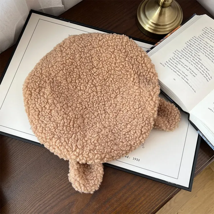 White / Black / Red / Brown Fleece Animal Ears Winter Beret